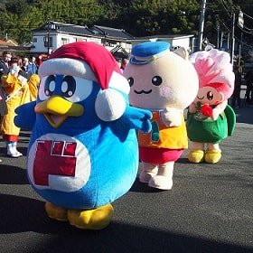 ドンペンと静岡県河津町桜まつり