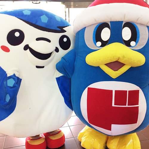 ドンペンと沖縄ドンキ&FC琉球タイアップ