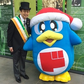 ドンペンとセントパトリックデーパレード横浜元町