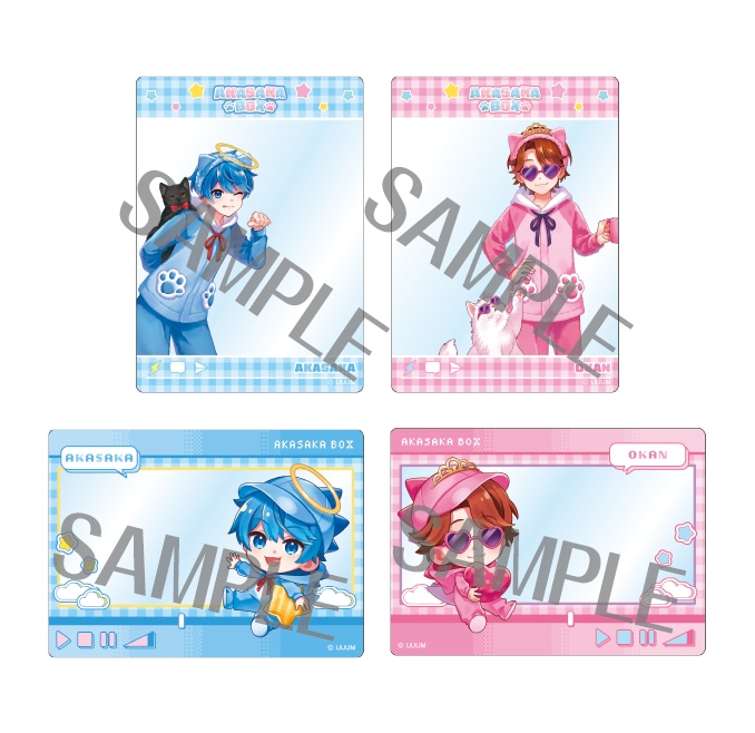 あかさかの箱 クリアカードセット(全2種/1セット2枚入り)