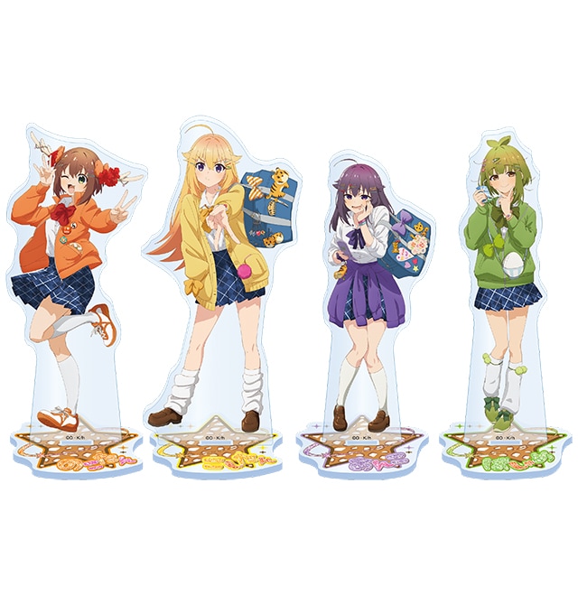 しかのこのこのここしたんたん アクリルスタンドBIG 全4種
