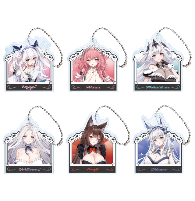 アズールレーン アクリルキーホルダー　ランダム・6種