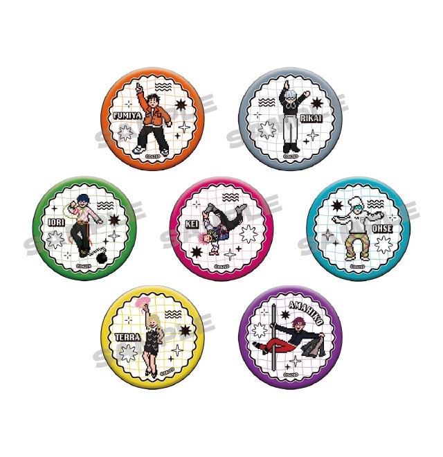 カリスマ ミニキャラ缶バッジコレクション（全7種）