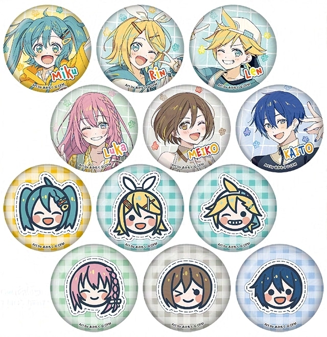 ピアプロキャラクターズ 缶バッジ　ランダム・12種