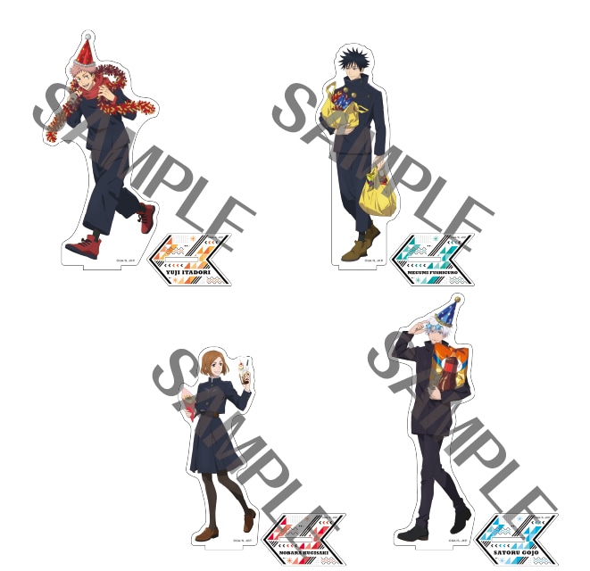 呪術廻戦  描き下ろしBIGアクリルスタンド【パーティーver.】（全4種）