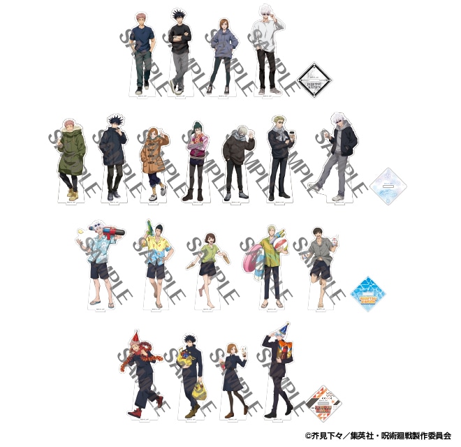 呪術廻戦 『呪術廻戦』描き下ろしラメアクリルスタンド（全20種）