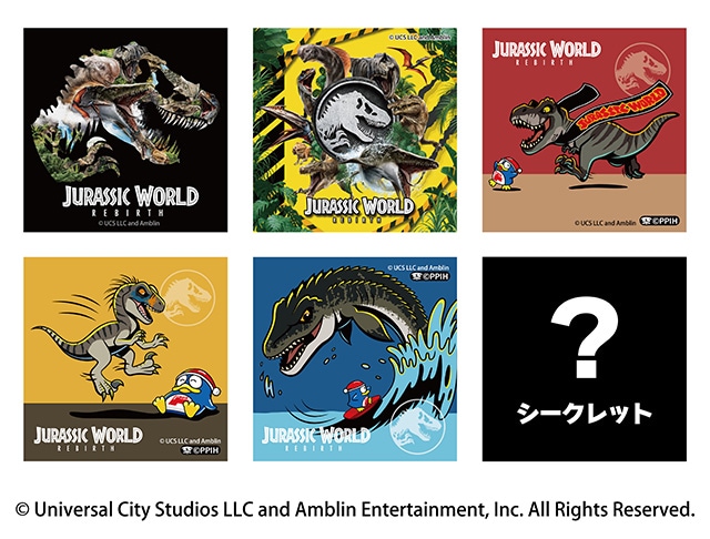 ジュラシック・ワールド トレーディングステッカー(ランダム全6種)