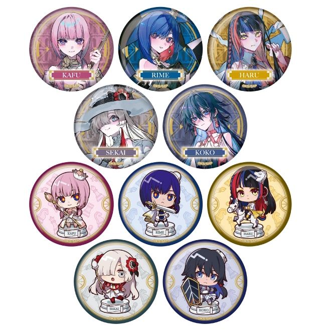 神椿市建設中 缶バッジ ランダム・10種