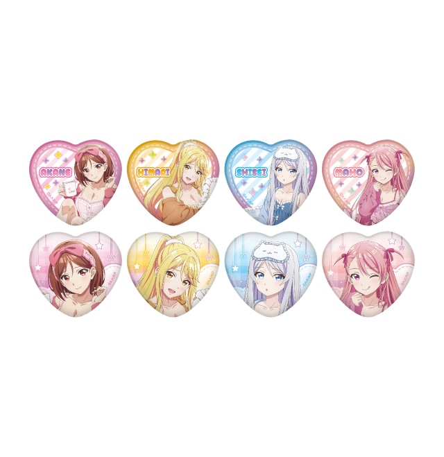 クラスの大嫌いな女子と結婚することになった ハート缶バッジ　ランダム・8種