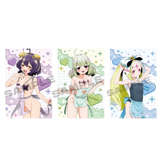 魔法少女にあこがれて 描き下ろしB2タペストリー【エプロンver.】（全3種）　各3,850円（税込）