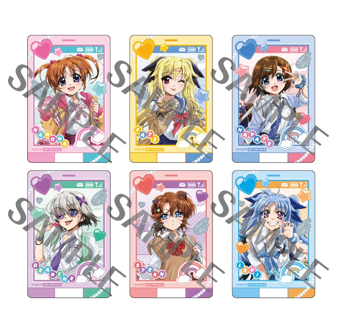 魔法少女リリカルなのは グッズ購入者特典　購入特典ミニカード