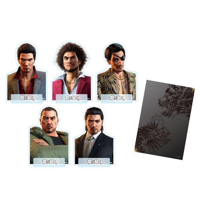 龍が如く ポストカード付き胸像アクリルスタンド　全5種