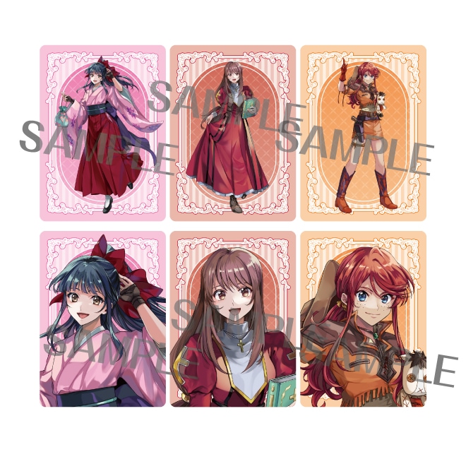 サクラ大戦 コラボグッズ購入特典イラストカード （全5種）