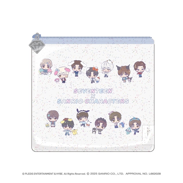 SANRIO  フラットポーチ（全1種）