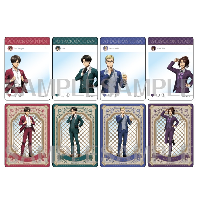 進撃の巨人 描き下ろしクリアカードコレクション(全8種)