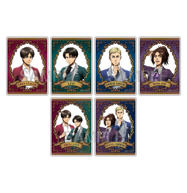 進撃の巨人 描き下ろしアクリルカードコレクション(全6種)