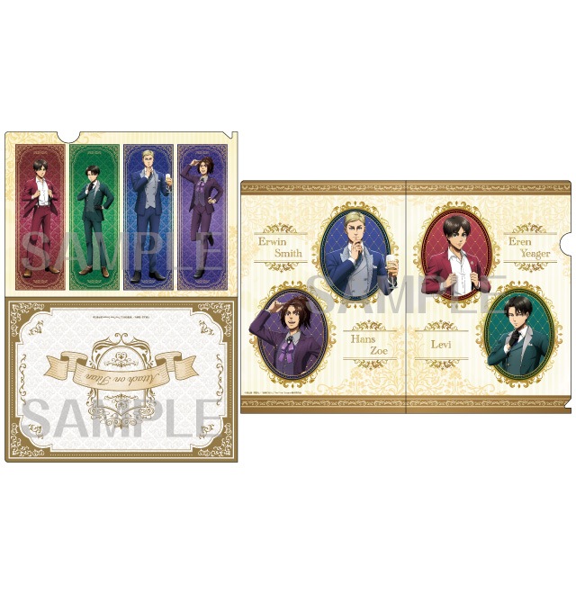 進撃の巨人 描き下ろしクリアファイルセット(全1種/2枚入り)