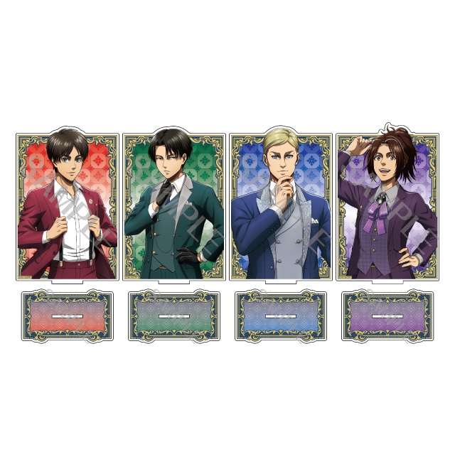 進撃の巨人 描き下ろしアクリルアートスタンド(全4種)