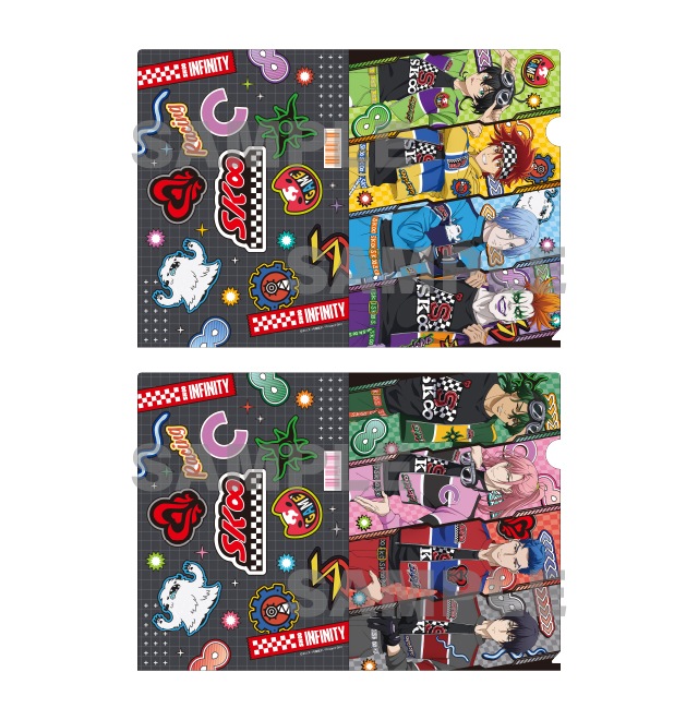 SK∞ エスケーエイト 描き下ろしクリアファイルセット【レーシングファッションver.】(全1種/2枚1セット)