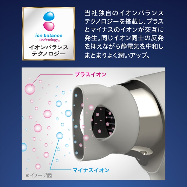 イオンバランス潤髪ヘアドライヤー