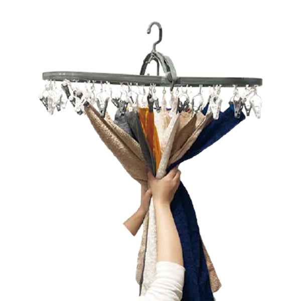 引っ張るハンガー　ひっぱるんです！ 角ハンガー44ピンチ