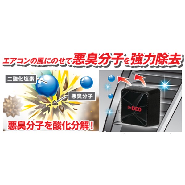 車ド消臭　エアコンクリップ