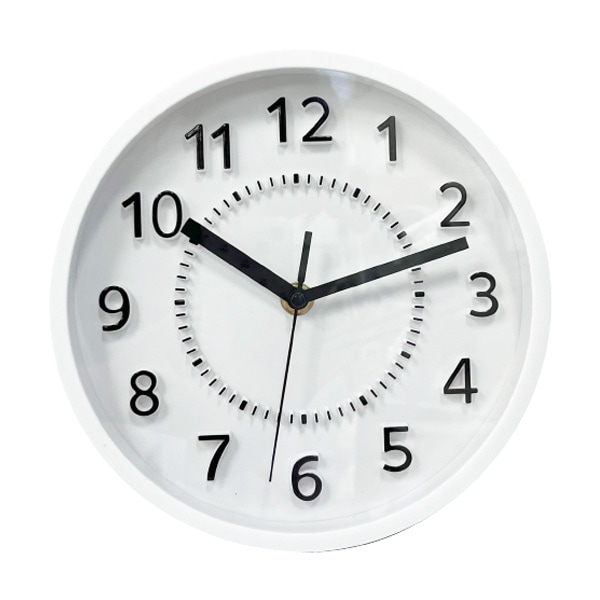 みんなが見やすい時計　置き掛け兼用立体文字アナログ時計　OZ-WA003