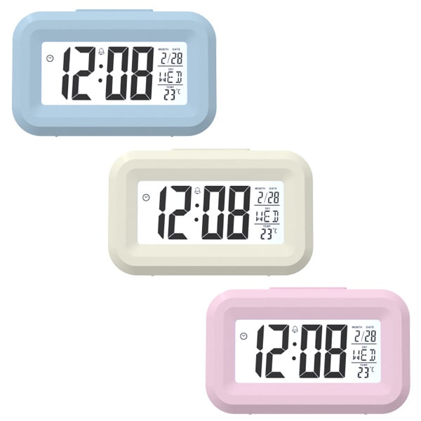 みんなが見やすい時計　広視野角コンパクトデジタル時計　OZ-TD007