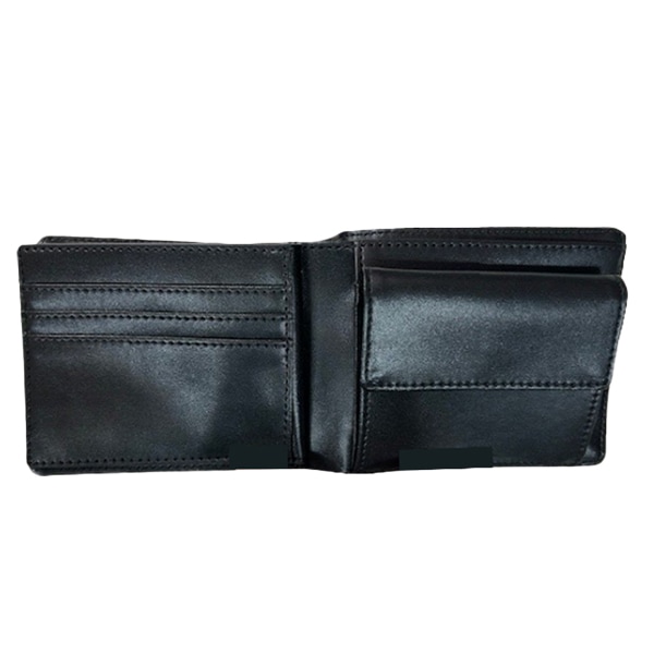 キズに強いカーボン柄2つ折り財布