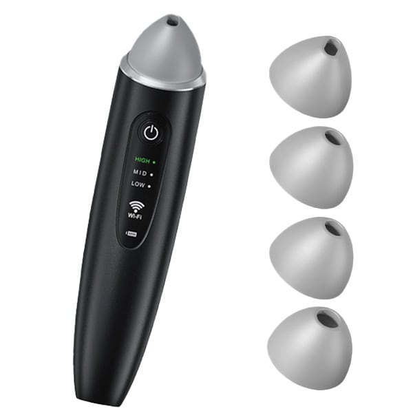 スマホ連動毛穴吸引クリーナー　メンズブラックエディション