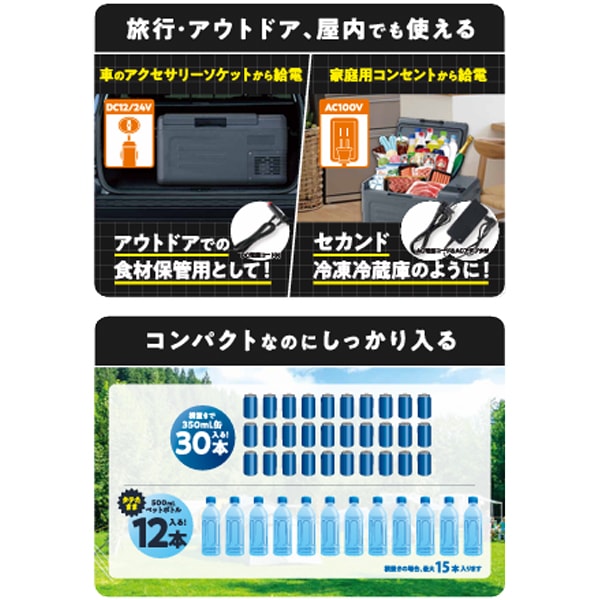 18L持ち運べる冷凍冷蔵庫