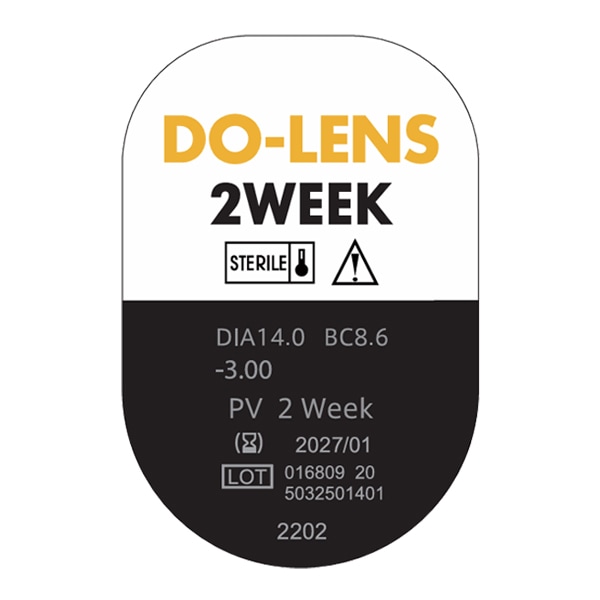 DO-LENS38%（ド・レンズ）2WEEK使い捨てコンタクトレンズ6枚入り