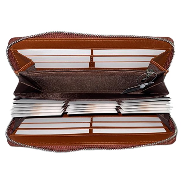 じゃばらポケット ラウンドファスナー長札入