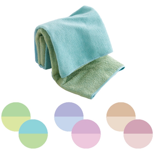 一枚二役のバスタオル