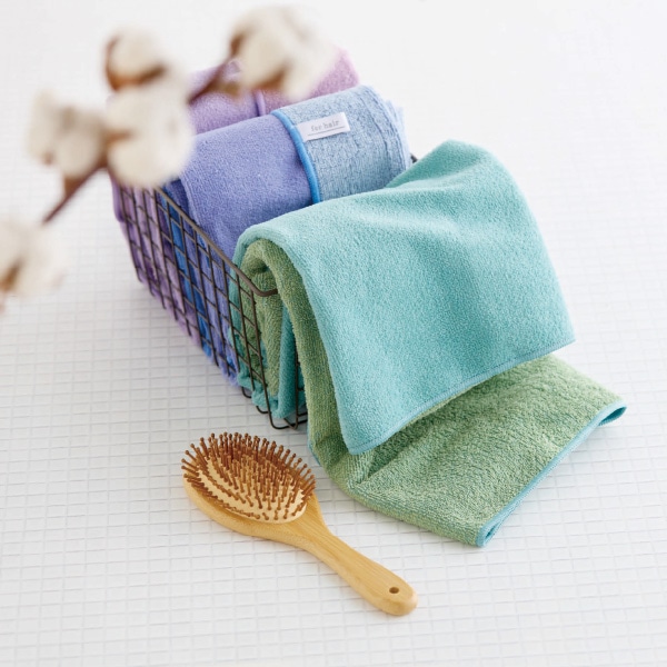 一枚二役のバスタオル
