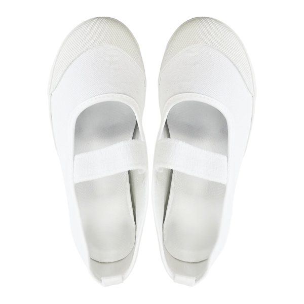 白く長～く履ける上履き