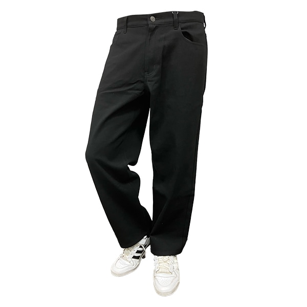 色褪せ知らずの黒 ワイドパンツ