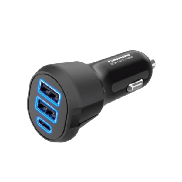 3ポート急速充電カーチャージャー