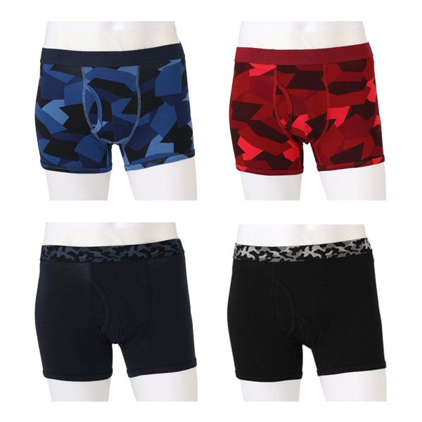 コットンボクサーパンツ