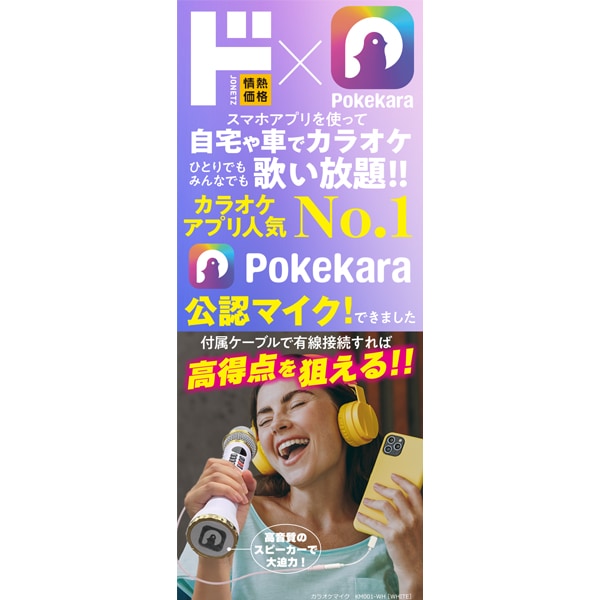 Pokekara公認カラオケマイク