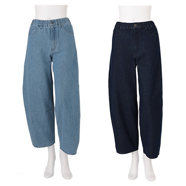 999ジーンズ　バレルレッグ　レディース