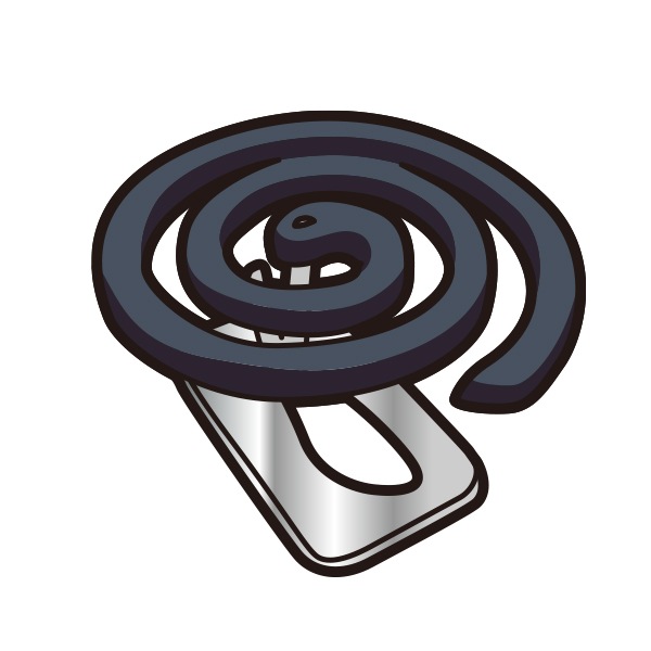 バリアする蚊取り線香