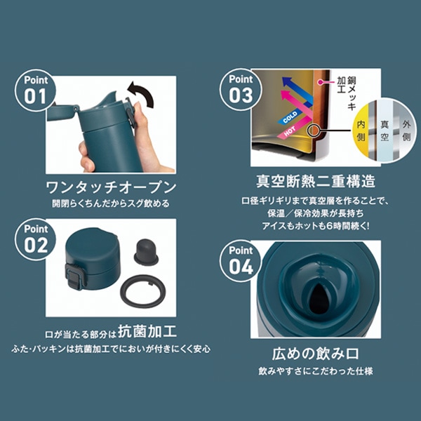 ワンプッシュマグボトル380ml