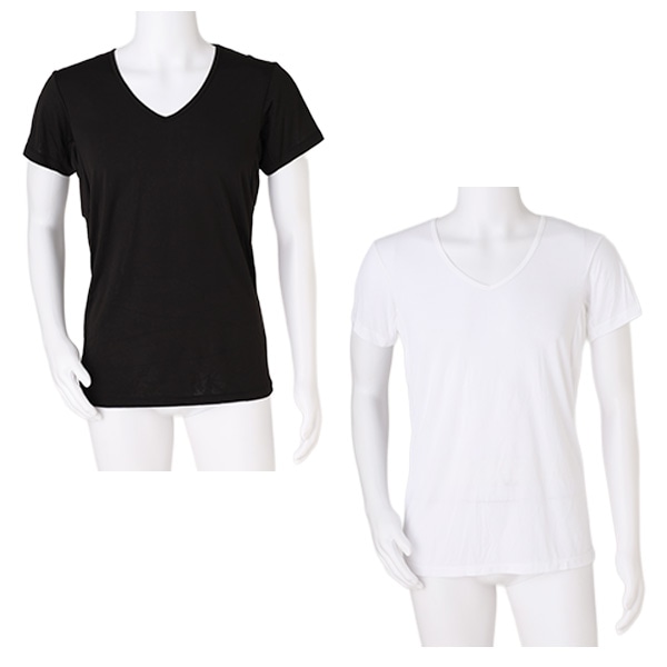 冷えとろインナーSPEEDRY 半袖Vネック