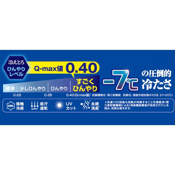 冷えとろインナー シームレス半袖Ｖネック